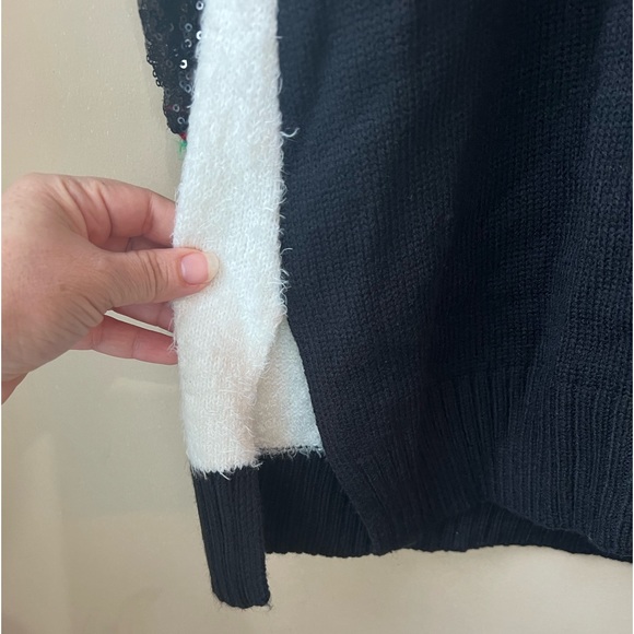 NEW Merry & Bright Ugly Sweater Christmas Rock the Bells PlusSize 2X Sequin Lama - Picture 11 of 14